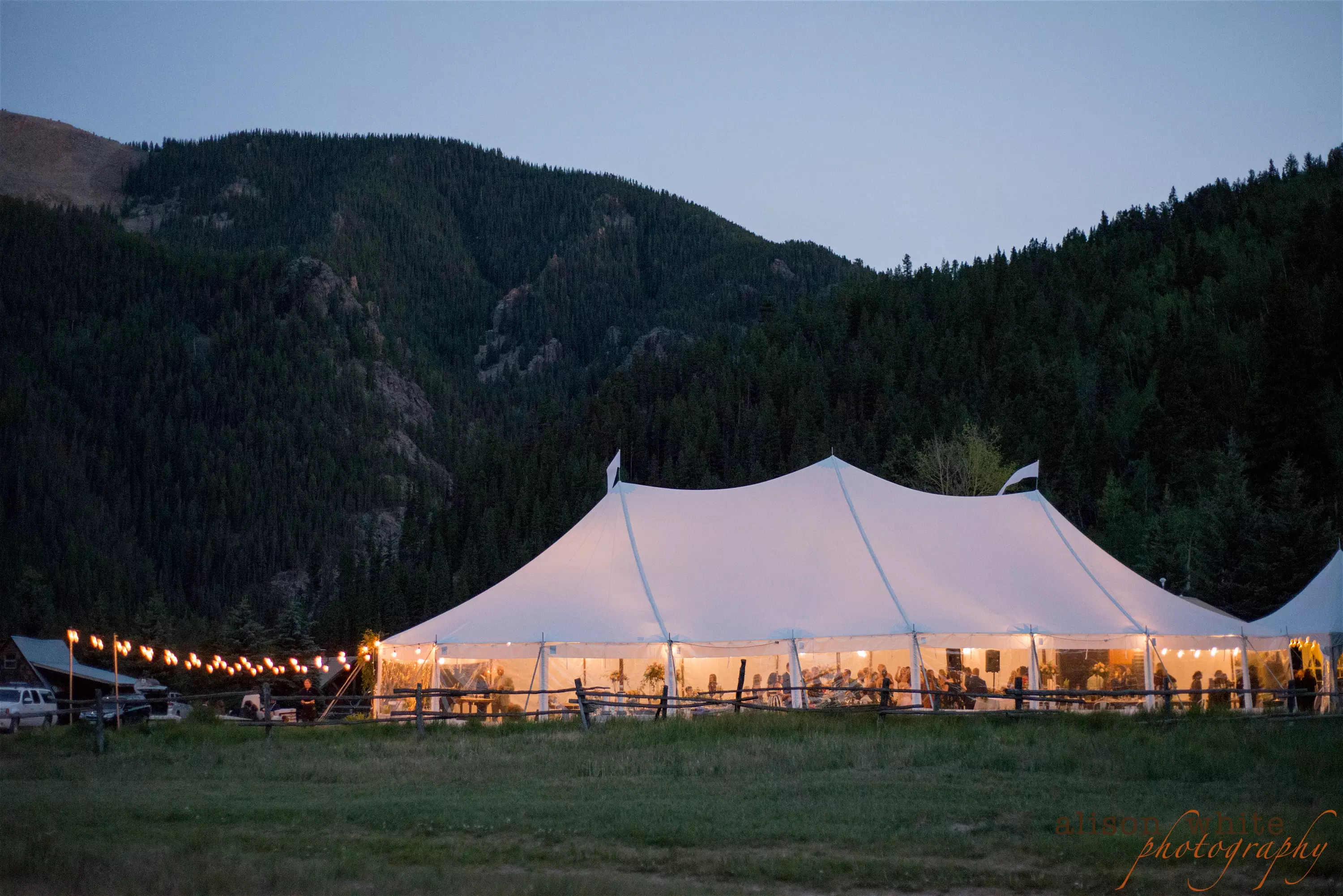 Crested Butte Wedding Tent