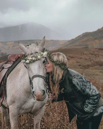 Crested Butte Horseback Ride Wedding Proposal